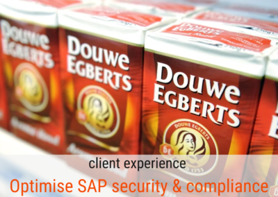 Jacobs Douwe Egberts SAP controls & compliance