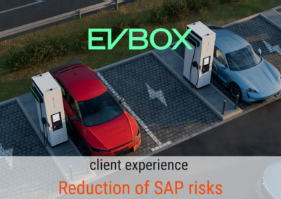 EVBox – 90 % risk reduction of SAP risks via cleaning and authorisation redesign