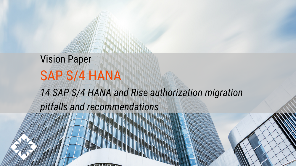 14 SAP S/4 HANA and Rise authorization migration pitfalls and recommendations