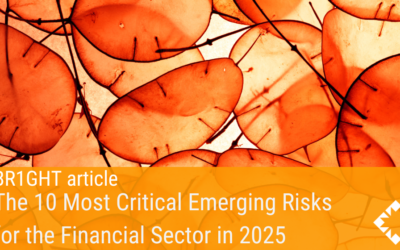 The 10 most critical emerging risks for the financial sector in 2025