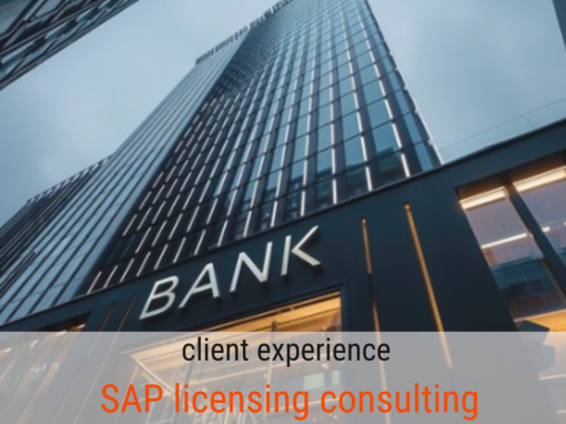 SAP Licensing Optimization resulted in a yearly cost reduction of 20%