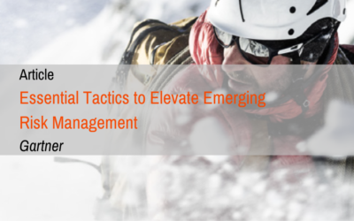 Essential tactics to elevate emerging risk management I Gartner