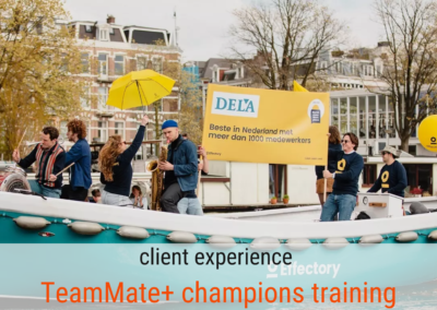 DELA TeamMate+ tailored champions training and unused teammate potential identification