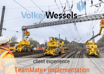 VolkerWessels TeamMate+ implementation