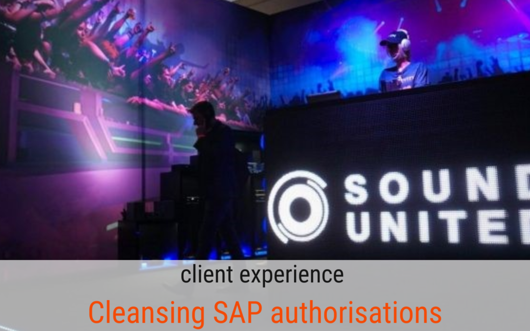 Sound United – SAP cleaning and redesigning authorisation