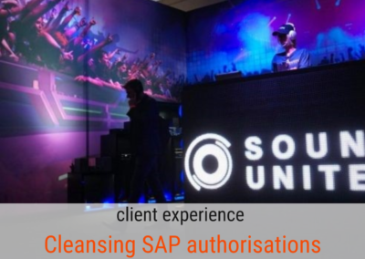 Sound United – SAP cleaning and redesigning authorisation