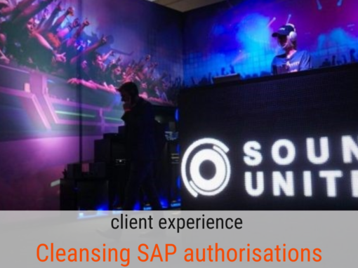 Sound United – SAP cleaning and redesigning authorisation